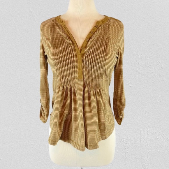 Anthropologie Tops - 🌵Anthropologie C. Keer striped 3/4 sleeve tunic